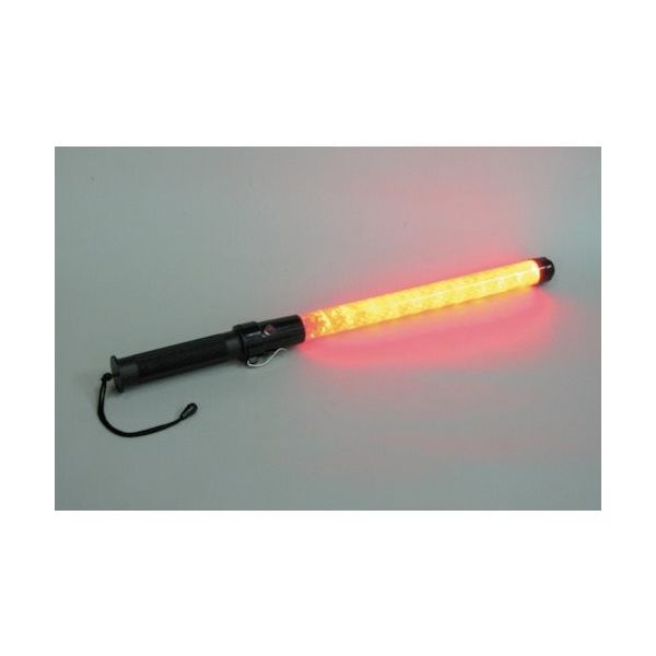 日本緑十字社 緑十字 ホイッスル付き合図灯 YDTー1000 赤 全長550mm 325014 1本 353-8799（直送品）