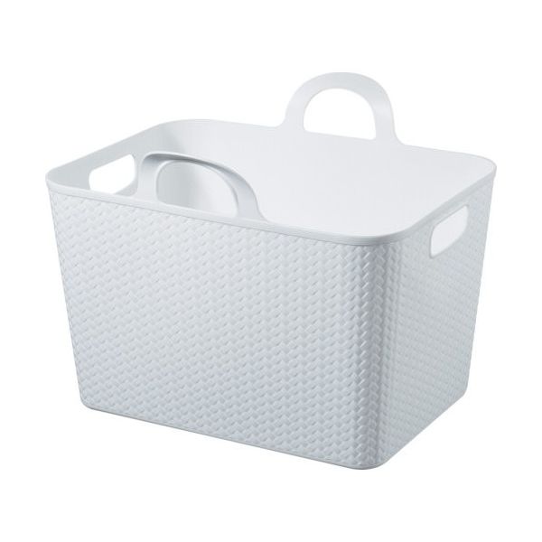 ヒマラヤ化学工業所 ヒマラヤ化学 アミーゴバケット角 1583 M型 ホワイト 458×360×415 158370 1個 334-8081（直送品）