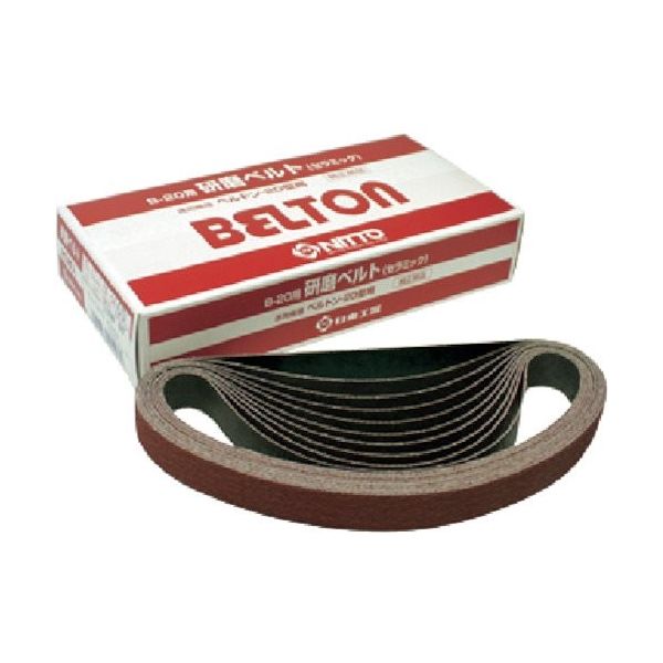 日東工器 日東 ベルトン用セラミックベルト CE#60 20×520mm 20本入り 25506 1箱(20本) 351-8988（直送品）