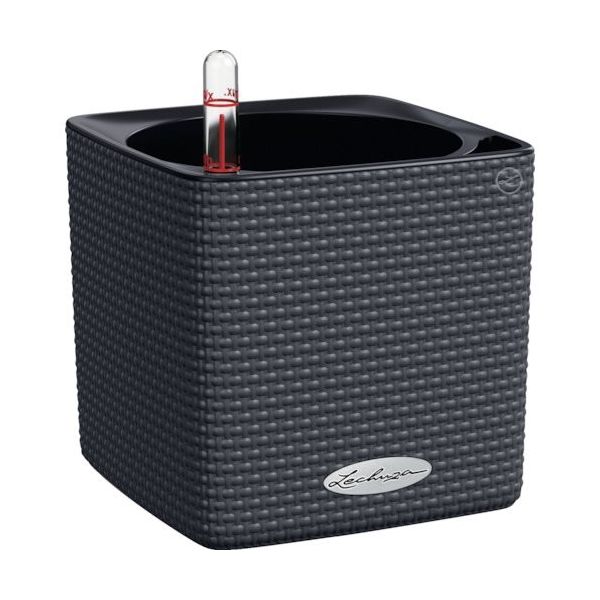 geobra Brandstatter レチューザ 底面給水プランター キューブカラー14 スレート 13384 1個 369-2508（直送品）