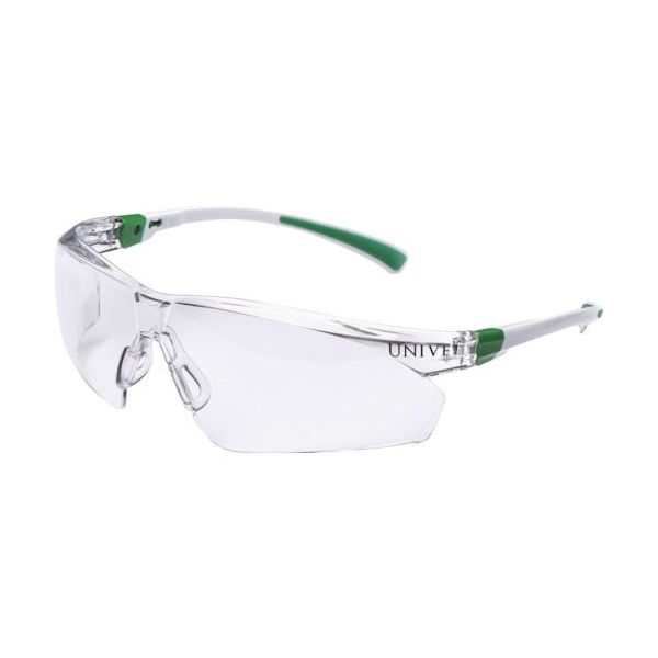 Univet ユニベット 二眼型保護メガネ 506UP ホワイト×グリーン 506U.03.00.00 1個 380-0786（直送品）