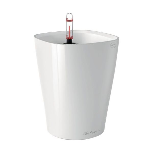 geobra Brandstatter レチューザ 底面給水プランター デルティーニ 土容量1.2L ホワイト 14900 1個（直送品）