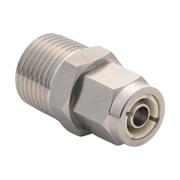 潤工社 ステンレス継手 U2Sシリーズ ニップル 4×2.5mm PT1/4 N-0425-02-US2 1個 382-2785（直送品）