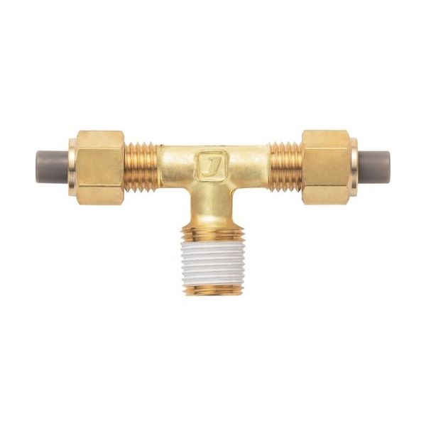 潤工社 黄銅製継手(ミリ系列) テー 8×5mm PT1/8 PTA-8X5-PT1/8-BS 1個 384-0945（直送品）