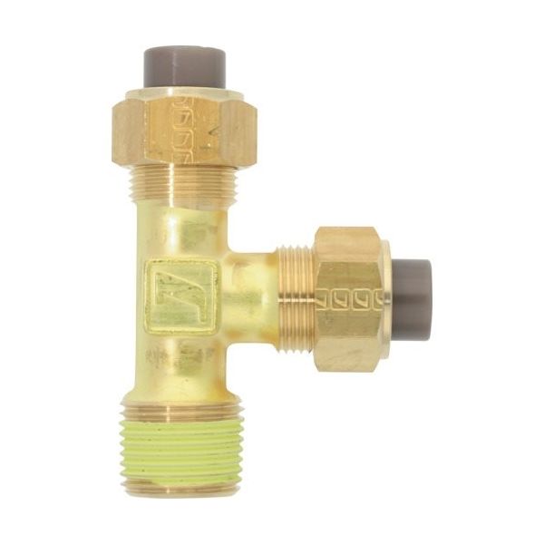 潤工社 黄銅製継手(ミリ系列) サービステー 10×7.5mm PT3/8 PTB-10X7.5-PT3/8-BS 1個 384-0960（直送品）