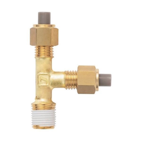 潤工社 黄銅製継手(ミリ系列) サービステー 6×4mm PT1/8 PTB-6X4-PT1/8-BS 1個 384-0961（直送品）