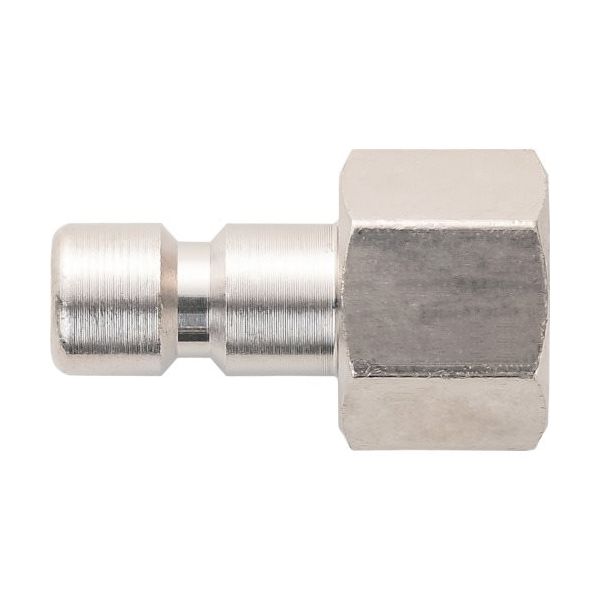 潤工社 超小型ワンタッチカップリング メスプラグ Rc1/4 MMP-F1/4 1個 382-5898（直送品）
