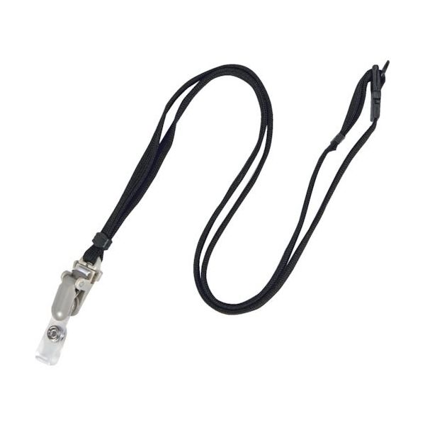 トラスコ中山 TRUSCO 脱着式名札用ストラップ 黒 TND-S-BK 1枚 382-1212（直送品）