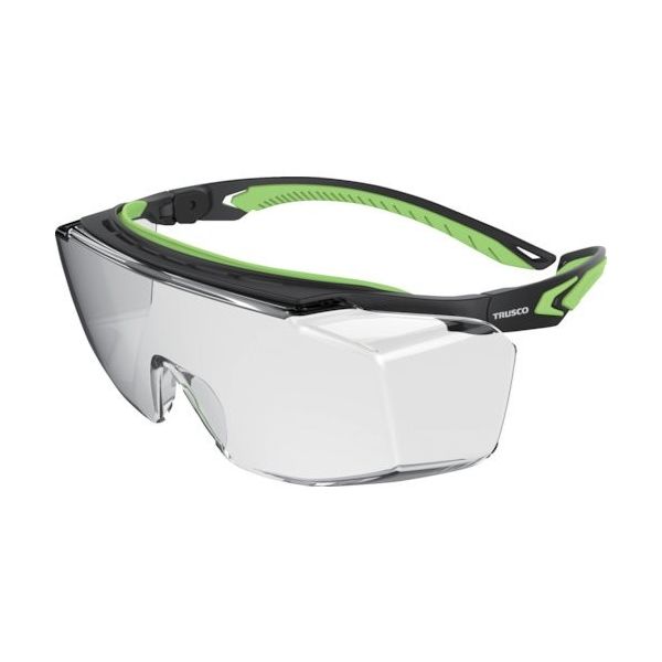 TRUSCO まとめ買い 一眼型オーバーセーフティグラス(JIS規格品・ひさし付きタイプ)10個 SS2027X10P 1組(10個)（直送品）