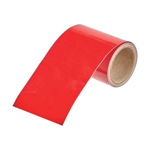 トラスコ中山 TRUSCO 配管識別テープ 赤(7.5R4/15)25MM幅X1M RAH-501SS 1巻 383-6712（直送品）