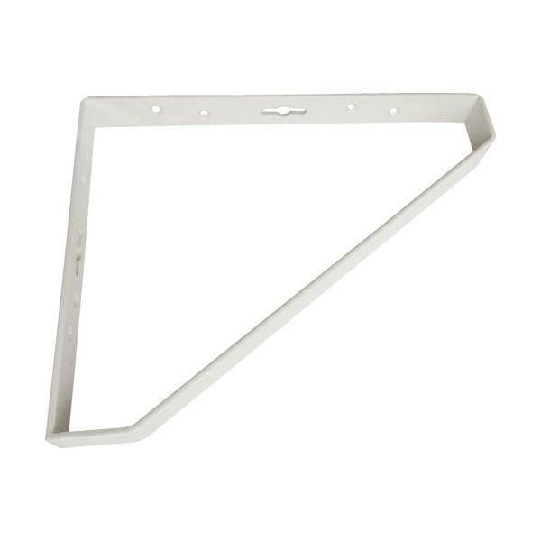 トラスコ中山 TRUSCO 高耐荷重対応 三角棚受 白色 200mm SLT-200-W 1本 396-4037（直送品）