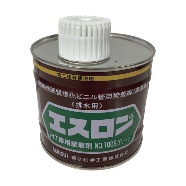 積水化学工業 エスロン 耐熱接着剤 NO100S グリーン 500g S1H5GG 1缶 406-9397（直送品） アスクル