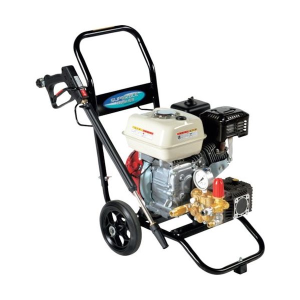 スーパー工業 エンジン式高圧洗浄機 SECー1315ー2N2 コンパクト&カートタイプ 1台 419-4623（直送品）