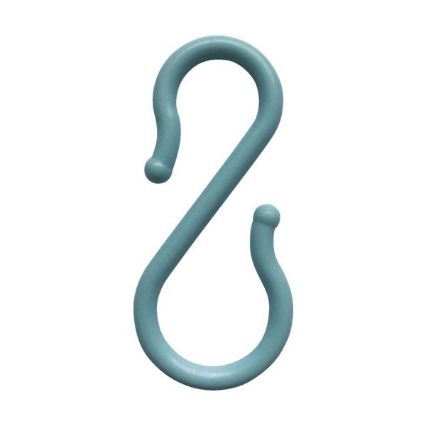 TRUSCO まとめ買い プラSフック 70mm ライトブルー 2個入り100セット TPSH70-LBBOX 1箱(200個)（直送品）