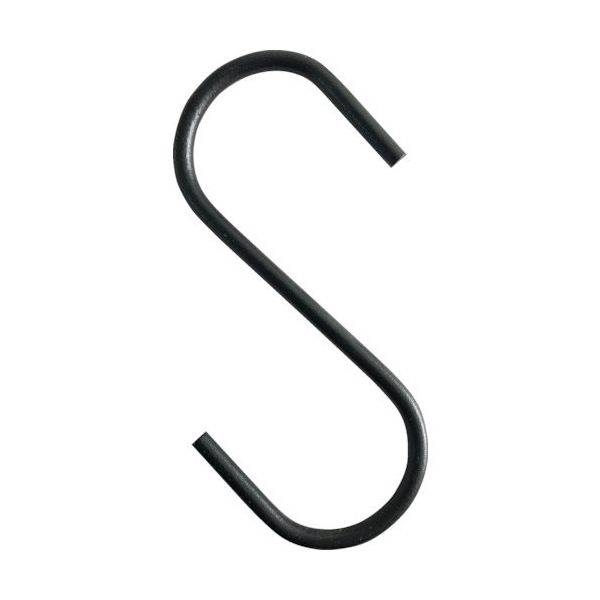 トラスコ中山 TRUSCO まとめ買い Sフック スチール製 50mm 黒 200個 TSTS550BKBOX 1箱(200個)（直送品）