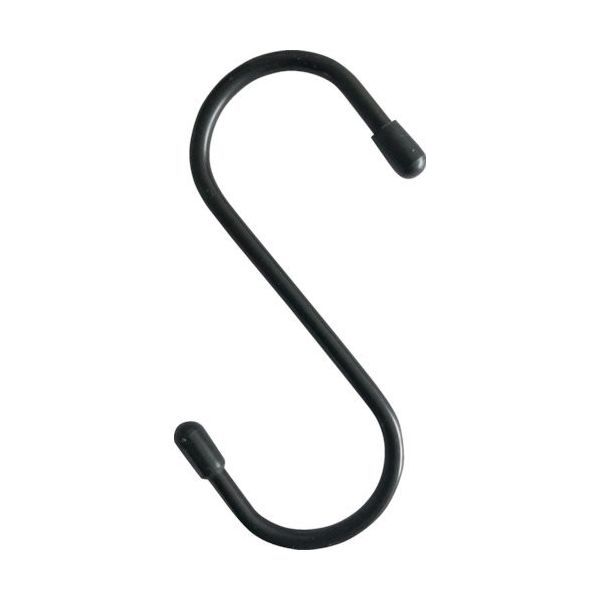 トラスコ中山 TRUSCO まとめ買い スチールSフック 50mm 黒 10個 TTSH50BK10P 1組(10個) 433-6743（直送品）