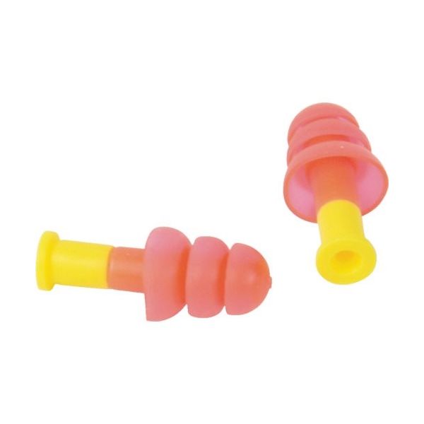 トラスコ中山 TRUSCO まとめ買い 耳栓 3段フランジタイプ 25dB 50組 TEF-2550P 1セット(50組) 433-6769（直送品）