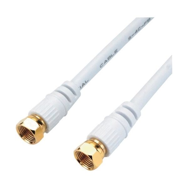 ホーリック HORIC アンテナケーブル 7m ホワイト 両側ネジ式コネクタ HAT70ー115SSWH 1個 379-0390（直送品）