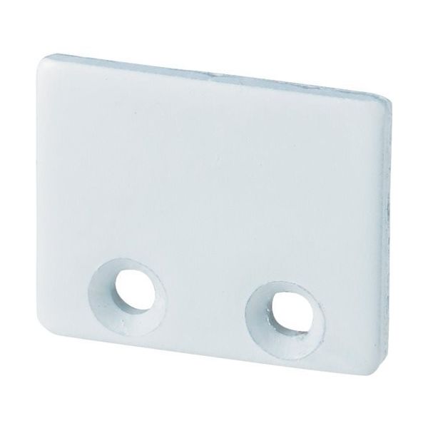 岡田装飾金物 岡田 カーテンレール用オプション D30キャッププレート ホワイト 12T34WH 1個 269-8926（直送品）