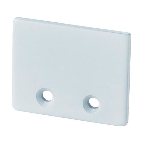 岡田装飾金物 岡田 カーテンレール D40キャッププレート ホワイト 15T34WH 1個 269-8925（直送品）