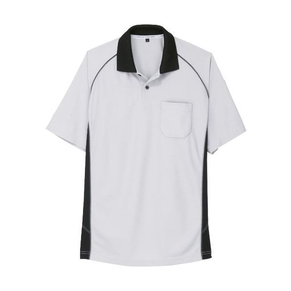 コーコス信岡 コーコス 半袖ポロシャツ Aー3377 3シルバー 4L A-3377-3-4L 1着 135-2904（直送品）