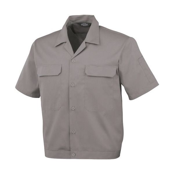 コーコス信岡 コーコス 開襟半袖ブルゾンAー6650 3 グレー 5L A-6650-3-5L 1枚 135-0856（直送品）