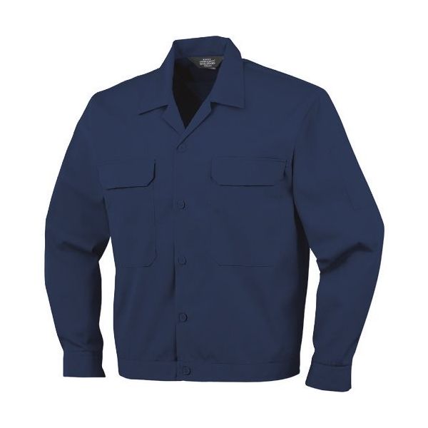 コーコス信岡 コーコス 開襟長袖ブルゾンAー6651 1 ネイビー LL A-6651-1-LL 1枚 135-2402（直送品）