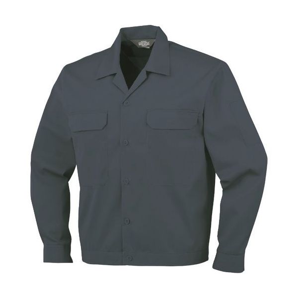 コーコス信岡 コーコス 開襟長袖ブルゾンAー6651 23 チャコールSS A-6651-23-SS 1枚 135-0818（直送品）