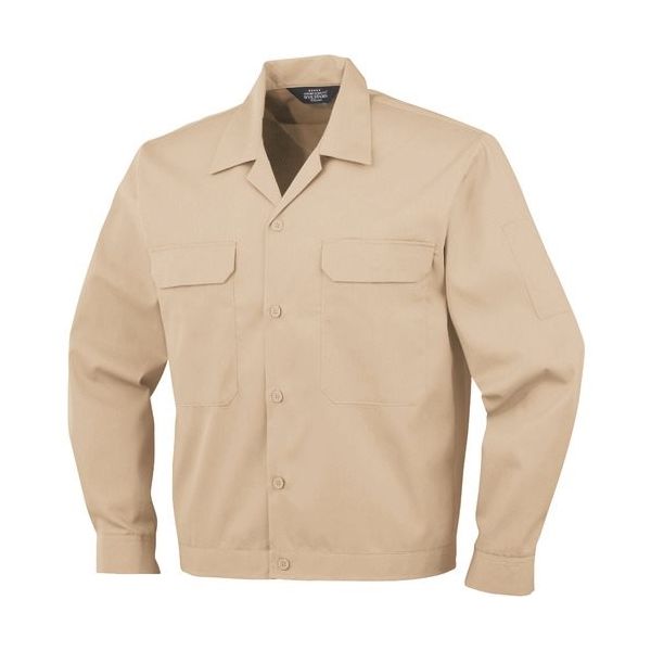 コーコス信岡 コーコス 開襟長袖ブルゾンAー6651 2 ベージュL A-6651-2-L 1枚 135-4075（直送品）