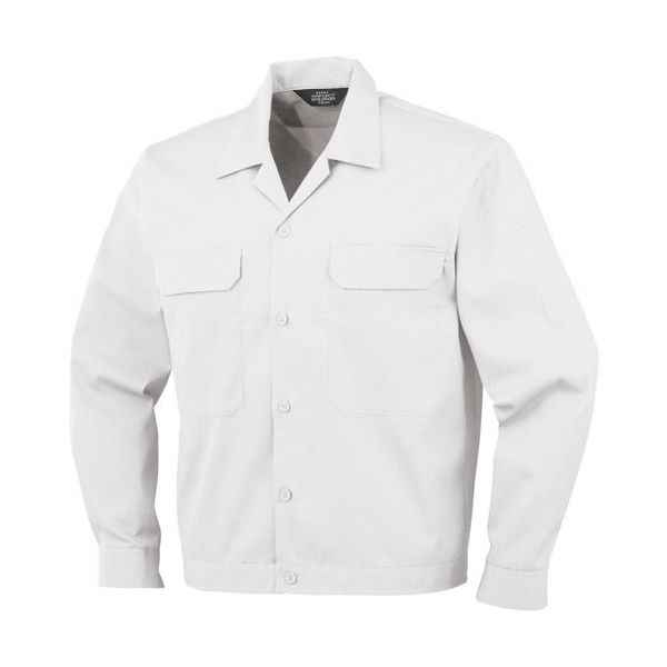 コーコス信岡 コーコス 開襟長袖ブルゾンAー6651 33 シルバーL A-6651-33-L 1枚 135-5572（直送品）