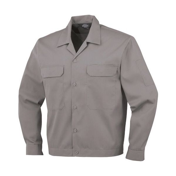 コーコス信岡 コーコス 開襟長袖ブルゾンAー6651 3 グレー SS A-6651-3-SS 1枚 135-5633（直送品）