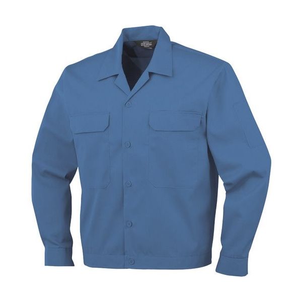 コーコス信岡 コーコス 開襟長袖ブルゾンAー6651 6 ブルー M A-6651-6-M 1枚 135-0809（直送品）