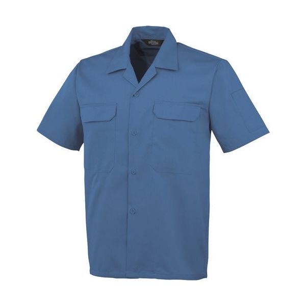 コーコス信岡 コーコス 開襟半袖シャツAー6657 6 ブルー 5L A-6657-6-5L 1枚 135-2460（直送品）