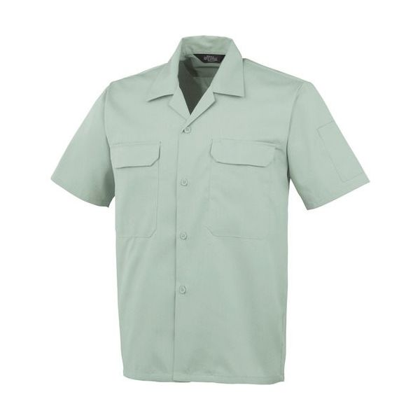 コーコス信岡 コーコス 開襟半袖シャツAー6657 9 グリーン 4L A-6657-9-4L 1枚 135-4071（直送品）