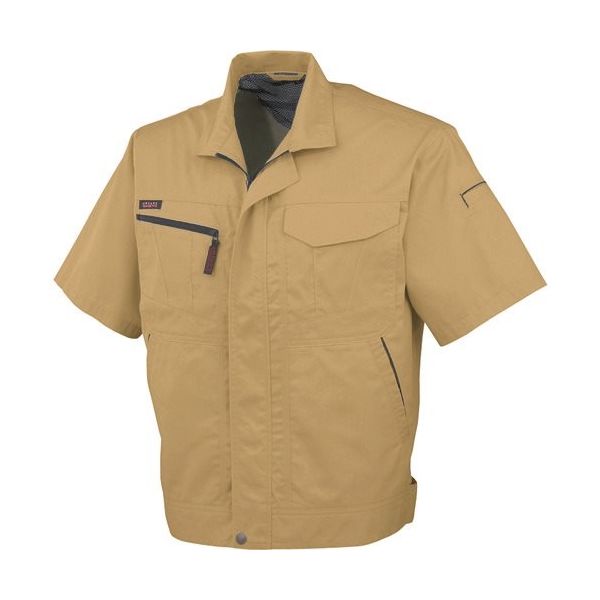 コーコス信岡 コーコス 半袖ブルゾンAー760 2キャメルBE L A-760-2-L 1枚 134-4721（直送品）