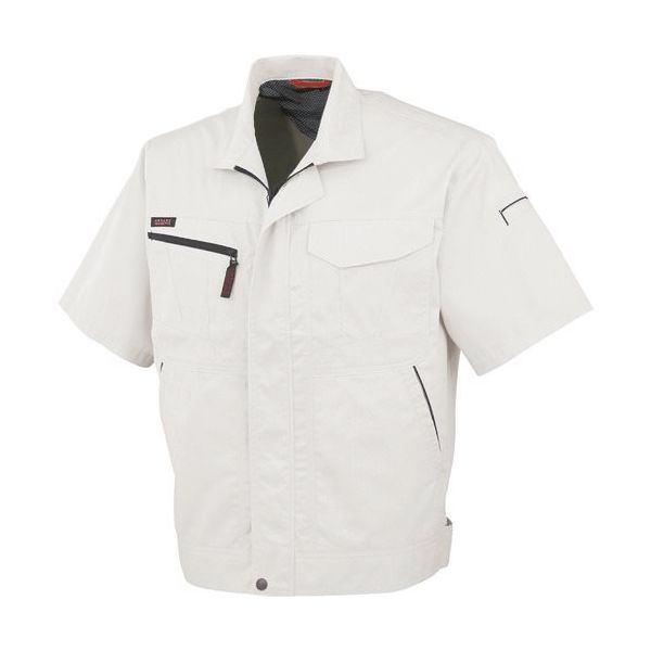 コーコス信岡 コーコス 半袖ブルゾンAー760 3プラチナSLEL A-760-3-EL 1枚 134-9558（直送品）