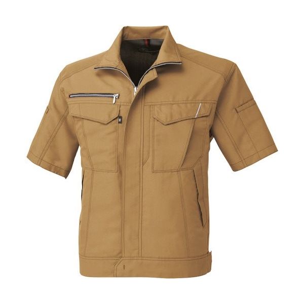 コーコス信岡 コーコス 半袖ブルゾン キャメル LLサイズ A-8070-24-LL 1着 197-8448（直送品）