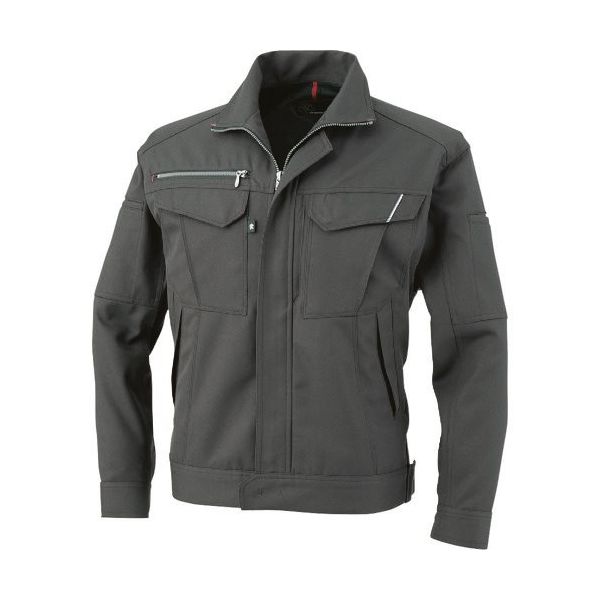 コーコス信岡 コーコス 長袖ブルゾン チャコール 7Lサイズ A-8071-23-7L 1着 197-8446（直送品）