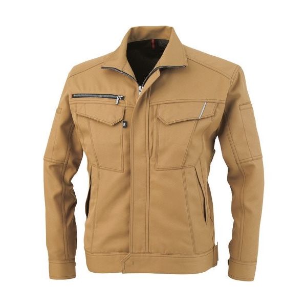 コーコス信岡 コーコス 長袖ブルゾン キャメル Lサイズ A-8071-24-L 1着 197-6928（直送品）
