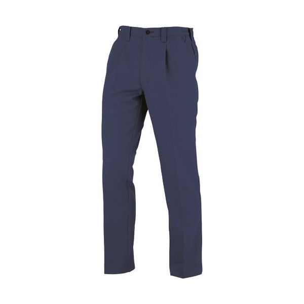 コーコス信岡 コーコス ワンタックスラックス(脇シャーリング) ネイビー SSサイズ A-8074-01-SS 1本 198-8649（直送品）