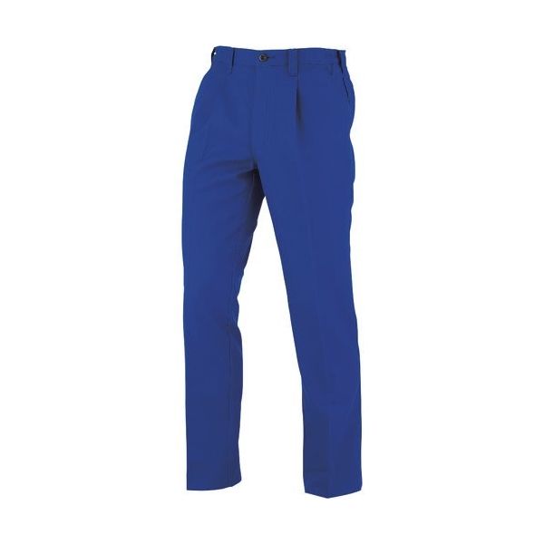 コーコス信岡 コーコス ワンタックスラックス(脇シャーリング) ブルー 5Lサイズ A-8074-6-5L 1本 199-6155（直送品）