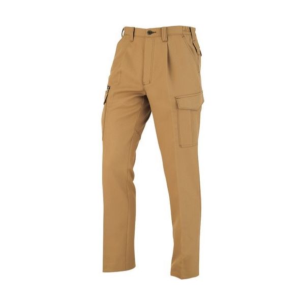 コーコス信岡 コーコス ワンタックカーゴパンツ(脇シャーリング) キャメル 6Lサイズ A-8076-24-6L 1本 199-5795（直送品）