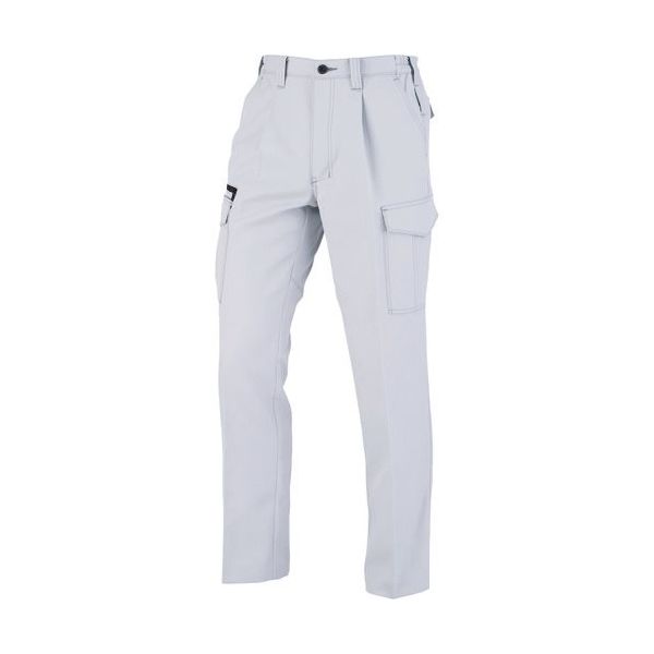 コーコス信岡 コーコス ワンタックカーゴパンツ(脇シャーリング) シルバー Mサイズ A-8076-3-M 1本 199-7357（直送品）