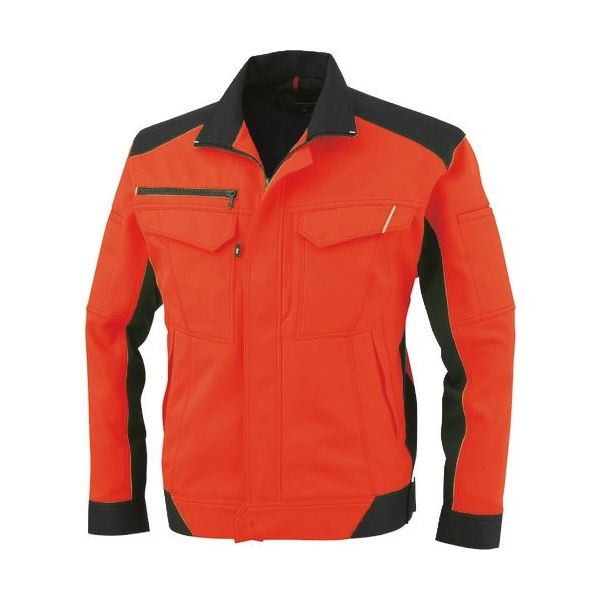 コーコス信岡 コーコス 長袖ブルゾン フラッシュオレンジ 3Lサイズ A-8081-22-3L 1着 197-8437（直送品）