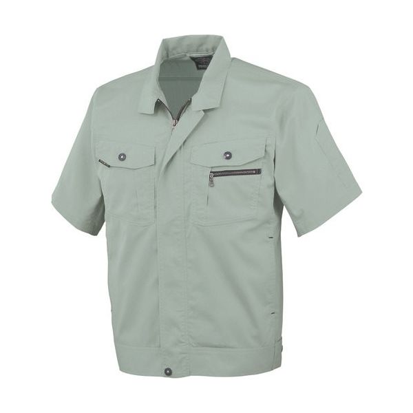 コーコス信岡 コーコス 立体カット半袖ブルゾン 9グリーン L AS-930-9-L 1着 135-1139（直送品）