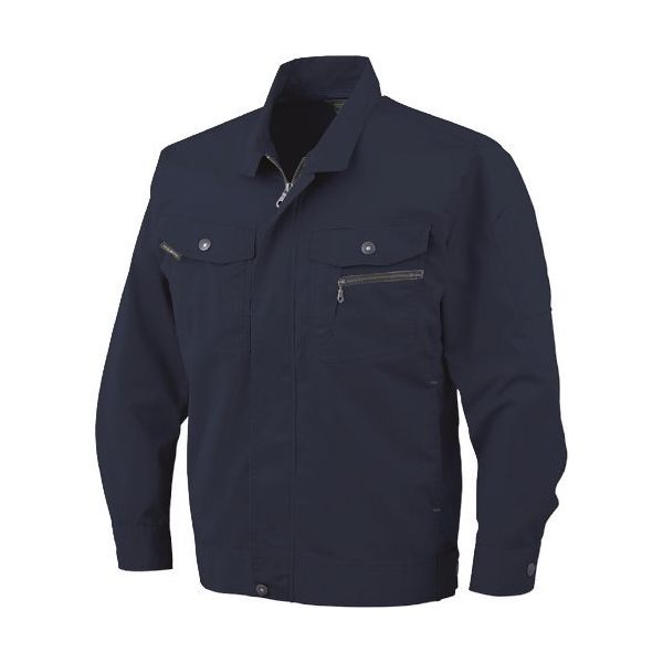 コーコス信岡 コーコス 立体カット長袖ブルゾン 1ネイビー L AS-931-1-L 1着 135-2619（直送品）