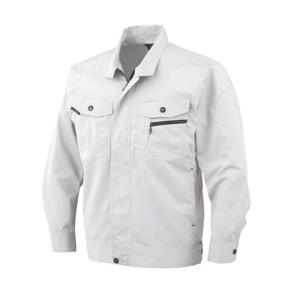 コーコス信岡 コーコス 立体カット長袖ブルゾン 3シルバー M AS-931-3-M 1着 135-7406（直送品）