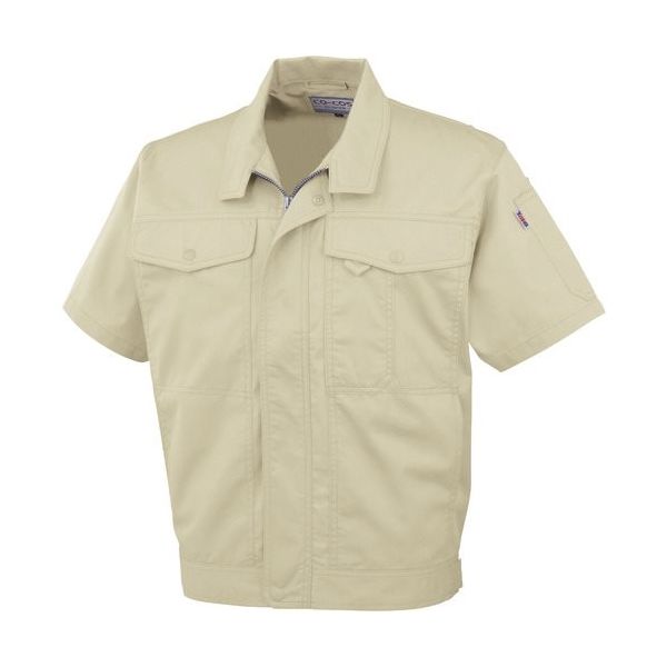 コーコス信岡 コーコス 半袖ブルゾンJー560 19MグリーンLL J-560-19-LL 1枚 135-5911（直送品）