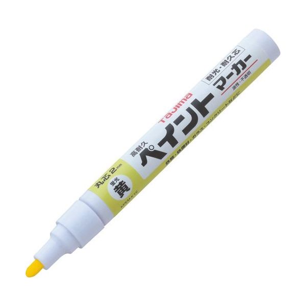 えいみ　ページ 高耐久ペイントマーカー 黒 中字・丸芯 KPEMBLA タジマ 測量用品