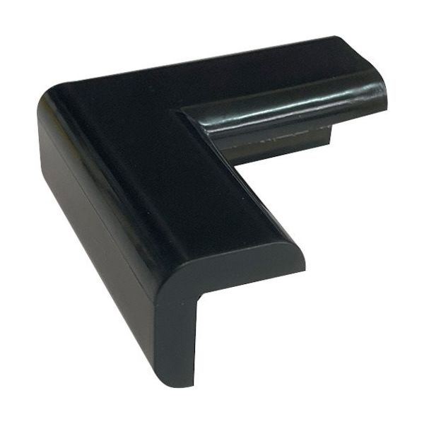 カーボーイ CARーBOY 安心クッションSTRONGコーナー用 極細 ブラック AC-193 1個 356-3486（直送品）